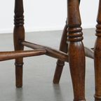 Geweldige Set Van 6 Antieke Engelse Windsor Stickback Chairs Uit De 19e Eeuw thumbnail 14