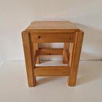 Vintage Krukje Plantentafel Jaren 70 Grenenhouten Tafeltje thumbnail 2
