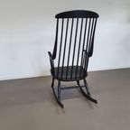 Black Lena Larsson Voor Nesto Rocking Chair 1960s thumbnail 8