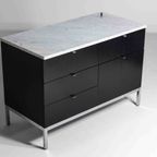 Vintage Mid-century Directeurskast Met Marmer Van Florence Knoll Voor Knoll International thumbnail 6