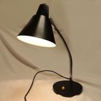 Vintage Bureaulamp Zwart Verstelbaar, Jaren '50 thumbnail 4