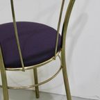 Vintage Hollywood Regency Stoel - Messing, Jaren '70 thumbnail 10