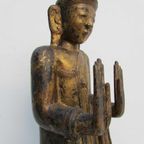 Antieke Houten Boeddha thumbnail 4