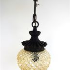 Vintage Hanglamp Metaal / Glas / Ananas thumbnail 5