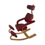 Peter Opsvik - Stokke - Duo Balance (Design Form 1991) Ergonomically Shaped Rocking Chair - Red L thumbnail 2