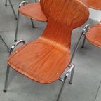 10x Eromes Pagholz Industriële Stapelbare Design Stoel thumbnail 25