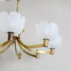 Vintage Hanglamp, Kroonluchter - Messing Jaren '70 thumbnail 9