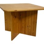 Vintage Grenen Salontafel / Bijzettafel Minimalist Design thumbnail 9