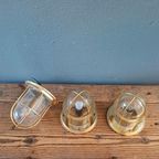Set Van 3 Vintage Gouden Schip Stijl Plafondlampen thumbnail 18