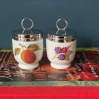 Royal Worcester Vintage Set Coddlers Eierkokers thumbnail 7