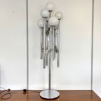 Gaetano Sciolari Chrome Staande Lamp - Jaren 70 thumbnail 13