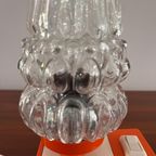 Vintage Oranje Bedlampje. Jaren 70 Mid Century Tafellamp thumbnail 3