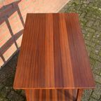 Vintage Bijzettafel Mahonie Hout 3 Bladen thumbnail 6