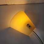 Vintage Steinhauer Glazen Muurlamp Geel Glas thumbnail 5