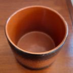 Vintage Bruin Oranje Terracotta Bloempo thumbnail 5