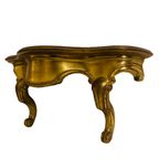 Vintage Florentijnse Stijl Wandconsole Goud Hout thumbnail 6