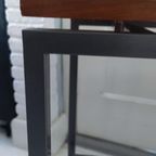 Vintage Tafel Hout Metaal Pastoe thumbnail 7