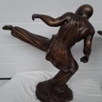 Set Bronzen Beelden Shaolin Monniken Boeddhisme thumbnail 8