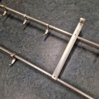 Vintage Kapstok Alluminium Kapstok Jaren 60 Wandkapstok thumbnail 11