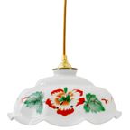Artdeco Hanglamp Wit Opaline Bloem 1930’s thumbnail 2