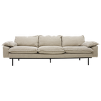 HKLIVING Retro Sofa 4-Zits Wafer Cream thumbnail 2