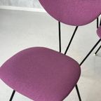 Kembo 103 Eettafelstoelen 2x Gispen Vintage Paars Prijs P/s thumbnail 2