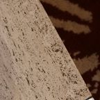 Salontafel Van Travertijn En Chroommetaal, 1970 thumbnail 6