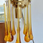 Vintage Teardrop Wandlamp Lamp Wandlampje Amber thumbnail 2
