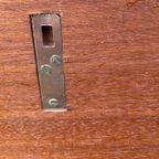 Vintage Houten Kapstok Met Messing Fleur-De-Lis Haken thumbnail 6