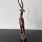 Vintage Houten Antilope, Mid Century thumbnail 7