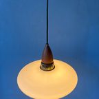 Melkglas Hanglamp - Philips Style Light Armatuur - Louis Kalff - Opaline Glass Lamp thumbnail 3