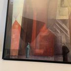 Art-Print Town Gate Van Lyonel Feininger In Lijst thumbnail 3