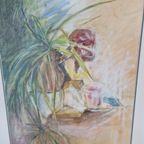 Aquarel Agy Claessen Stilleven Met Masker 2 Belgie Lijst Art thumbnail 9