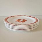 Arcopal Lotus 6 Platte Borden Diner Plates Retro Borden thumbnail 4