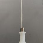 White Glass Pendant Lamp 1980S thumbnail 4