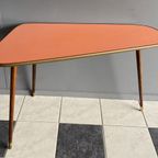 Peach Pink Formica Table 1960S thumbnail 6