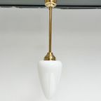 Opaline Plafondlamp In De Vorm Van Een Druppel, 1970’s thumbnail 7