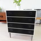 Xl Retro Vintage Ladekast Kast Dressoir Jaren 60 thumbnail 3