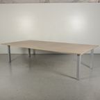 Vergadertafel Solidesk - Aluminium - 320 X 160 Cm - Bladkleur Naar Keuze thumbnail 2