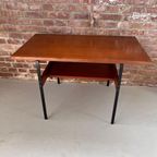 Vintage Houten Bijzettafel, Tafel, Audiomeubel thumbnail 16