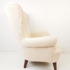 Artifort Fauteuil Theo Ruth Heren Model | Teddy Stof Crème thumbnail 4