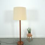 Teakhouten Deens Design Lamp Domus Met Kap, Vloerlamp thumbnail 3