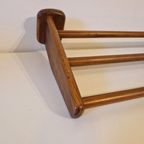 Vintage Houten Keukenrek Pannenrek Handdoek Rekje Wandrek thumbnail 5