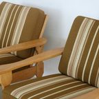 Vintage Eiken Fauteuils | Jaren 50 | Deens thumbnail 12