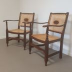 Monastery / Medaillon / Webbing Arm Chairs / 1930s thumbnail 2