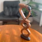 Houten Beeld - Twee Innige Mensen thumbnail 9