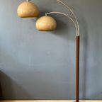 Mid Century Dijkstra Double Arc Space Age Vloerlamp thumbnail 6