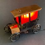 Vintage Old Timer Ferrari Auto Tafellamp / Bedlamp, Enea Ferrari Voor Otf thumbnail 8