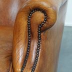 Charmante En Comfortabele Schapenleren Clubfauteuil Met Prachtige Kleuren thumbnail 9