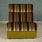 Vintage Modulaire Hoekbank – Velours – Jaren 70 thumbnail 10